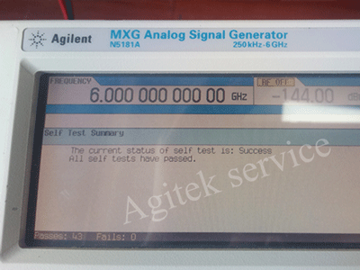 安捷伦N5181A信号发生器维修不开机故障【安泰维修】